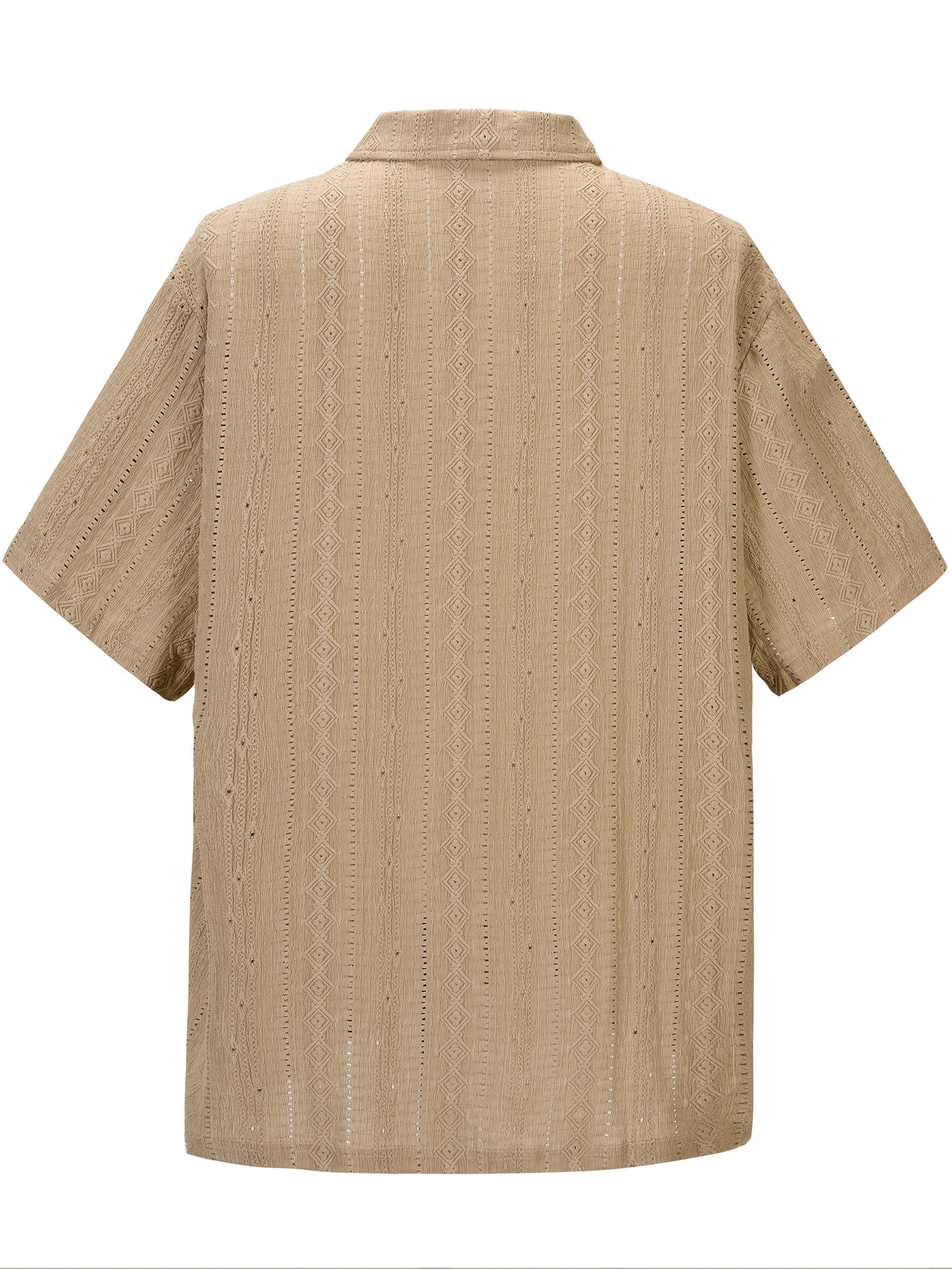 Men's Knit Polo Shirt Short Sleeve Summer Casual – Plus Sizes, Modern Design