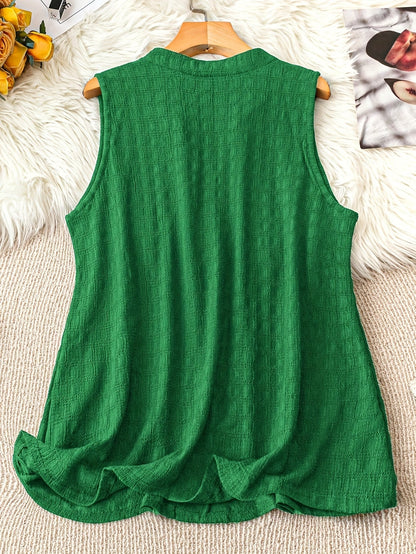 Damen Ärmellose Tunika mit V-Ausschnitt – Eleganter Freizeit-Look für jeden Tag