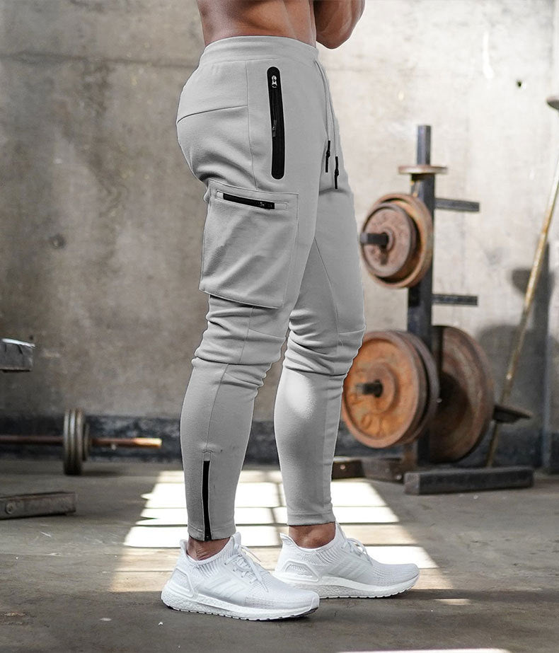Men's Sporty Cargo Jogging Pants – Training & Leisure Joggers with Pockets, Streetwear Style