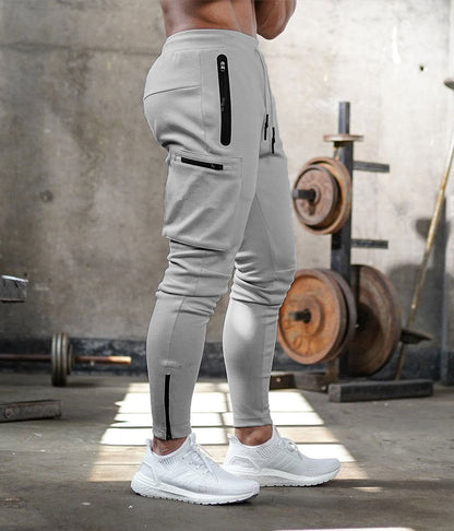 Men's Sporty Cargo Jogging Pants – Training & Leisure Joggers with Pockets, Streetwear Style