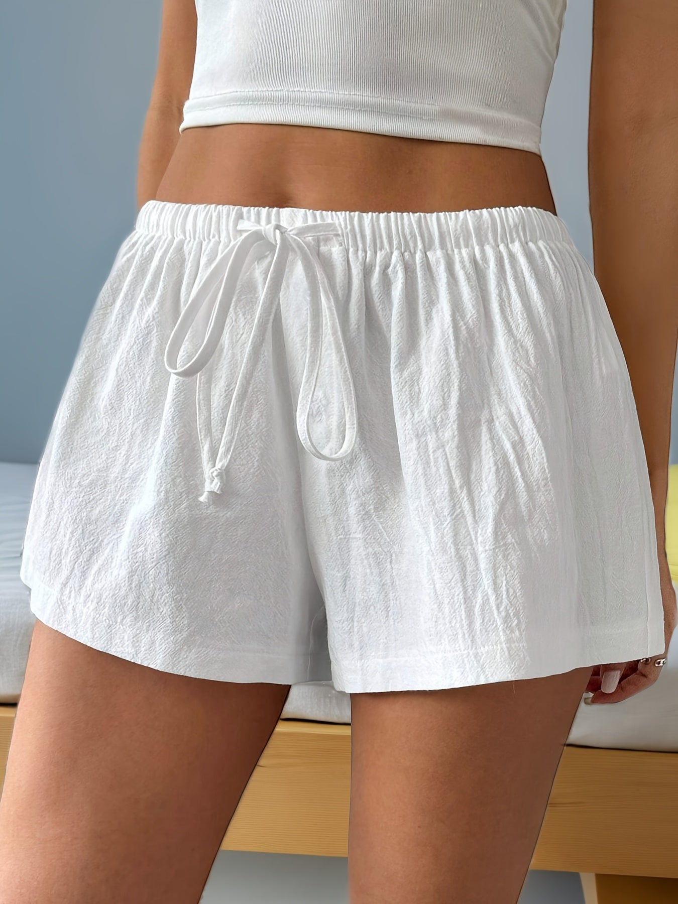 Damen Freizeitshorts mit Kordelzug für Alltag und Sommer