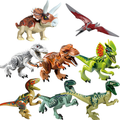 Children's Dinosaur Building Block Figures Set – Educational Toy and Collectible, Mini Play Figures for Playing and Learning