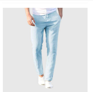 Men's casual pants with elastic waistband – casual, comfortable, perfect for everyday & beach