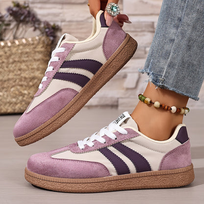 Women's Retro Sneakers in Vintage Look – Fashionable Casual Shoes with Comfort Sole