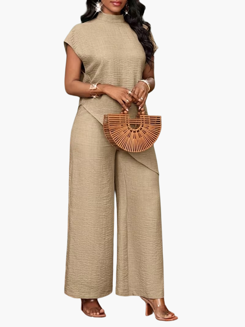 Women's jumpsuit with asymmetrical design for casual wear and summer
