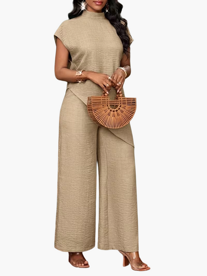 Women's jumpsuit with asymmetrical design for casual wear and summer