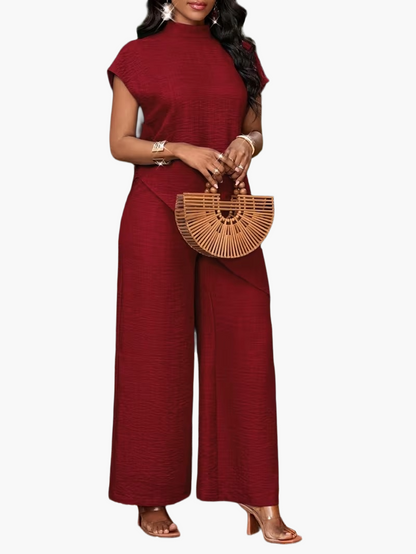 Women's jumpsuit with asymmetrical design for casual wear and summer