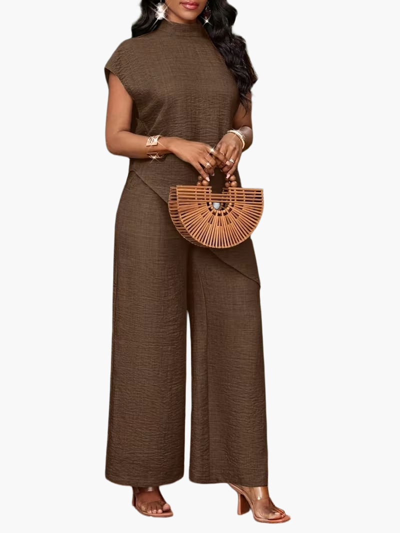 Women's jumpsuit with asymmetrical design for casual wear and summer