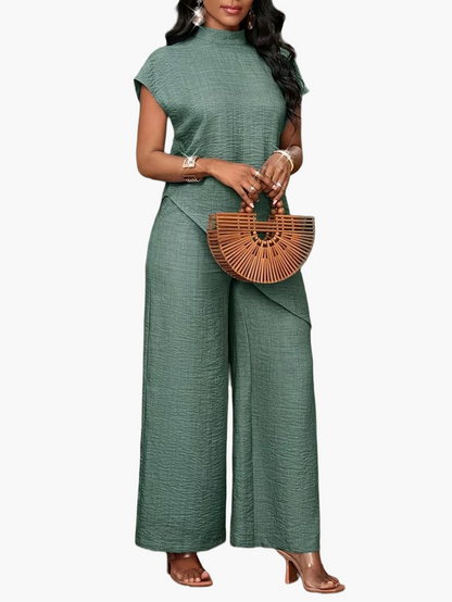 Women's jumpsuit with asymmetrical design for casual wear and summer