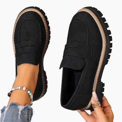 Women's Slippers with Platform – Fashionable Loafers for Everyday and Leisure Wear