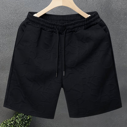 Herren Freizeitshorts mit Prägung – Moderne Geometrische Muster, Sportlich & Stilvoll