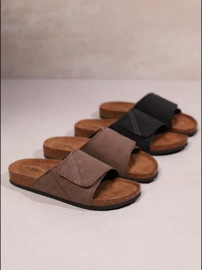 Men's Sandals – Comfortable Slip-On House Shoes for Everyday and Leisure – Open Toes, Casual Style
