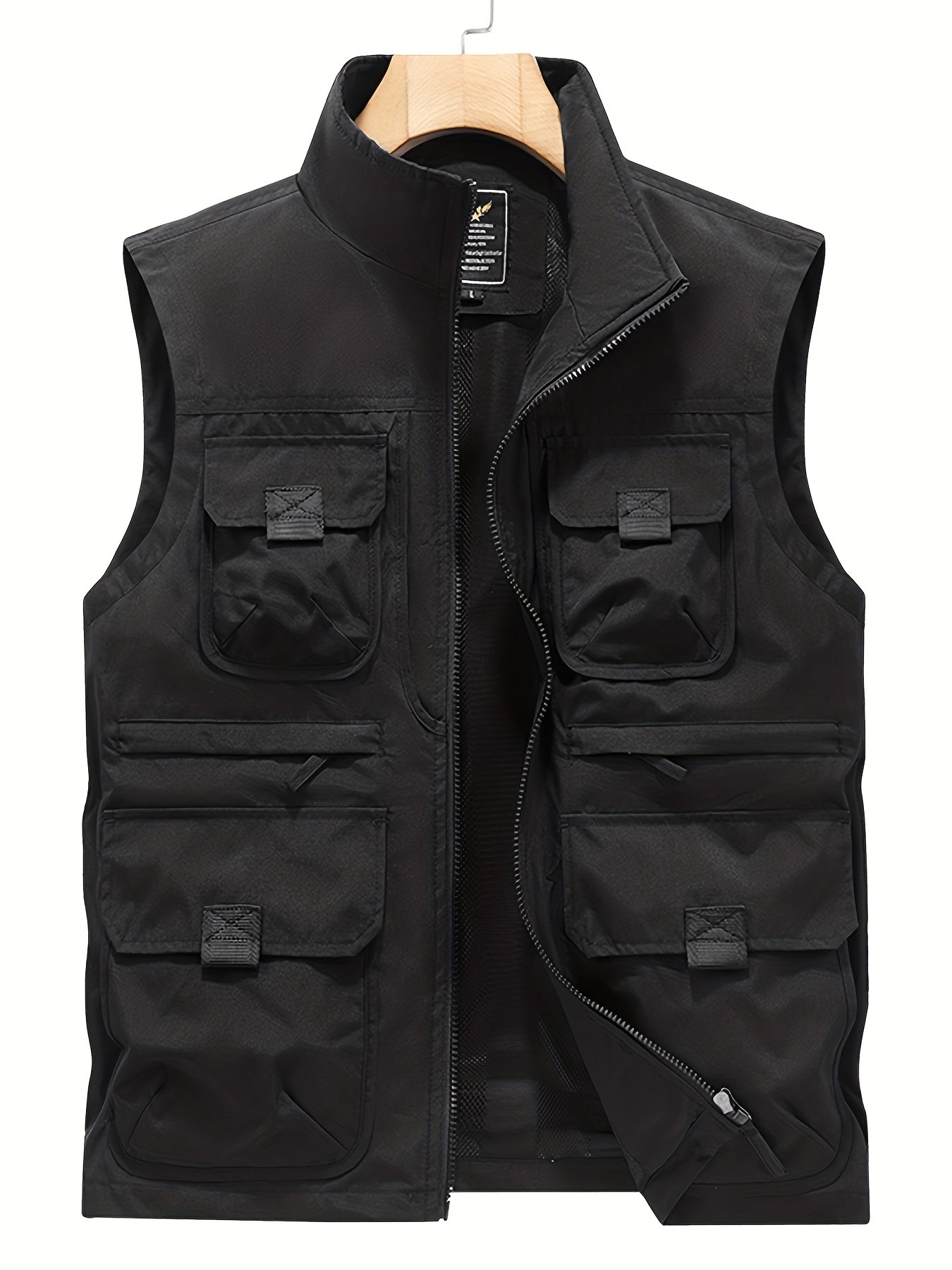 Men's Outdoor Utility Vest with Multiple Pockets for Leisure and Adventure