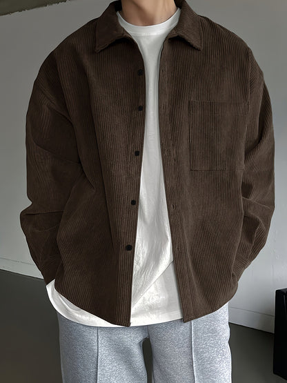 Men's Oversize Casual Jacket – Modern Urban Style for Everyday and Leisure
