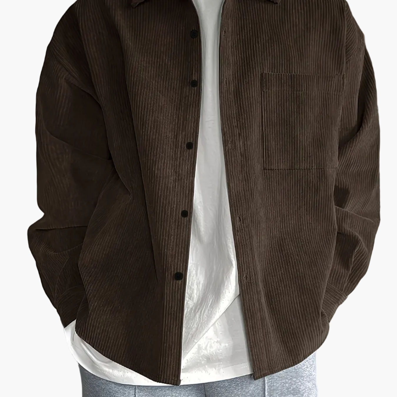 Men's Oversize Casual Jacket – Modern Urban Style for Everyday and Leisure