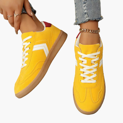 Damen Retro Sneaker Low-Top Freizeitmode – Bequeme Alltagsschuhe
