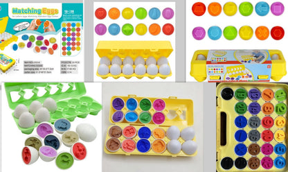 Educational Toy Egg Set for Children – Educational Sorting & Stacking Game from 3 Years, Boys & Girls