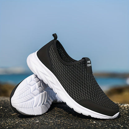 Women's Slip-On Mesh Sneakers for Everyday and Sports – Comfortable Casual Shoes
