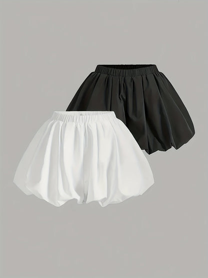 Women's Balloon Shorts with Voluminous Cut – Fashionable Casual Shorts for Trendy Outfits