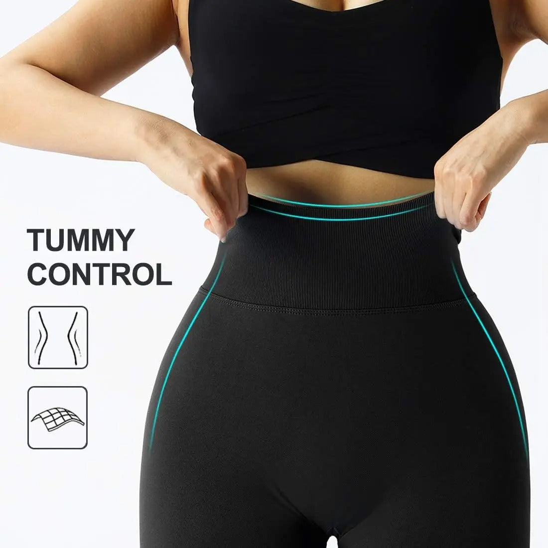 Women's Seamless High Waist Lift-Up Trousers for Exercise & Everyday Use