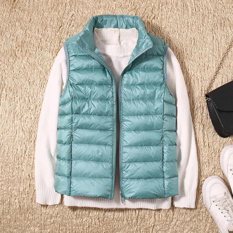 Women's Quilted Vest Light Down Vest Modern Outdoor Everyday