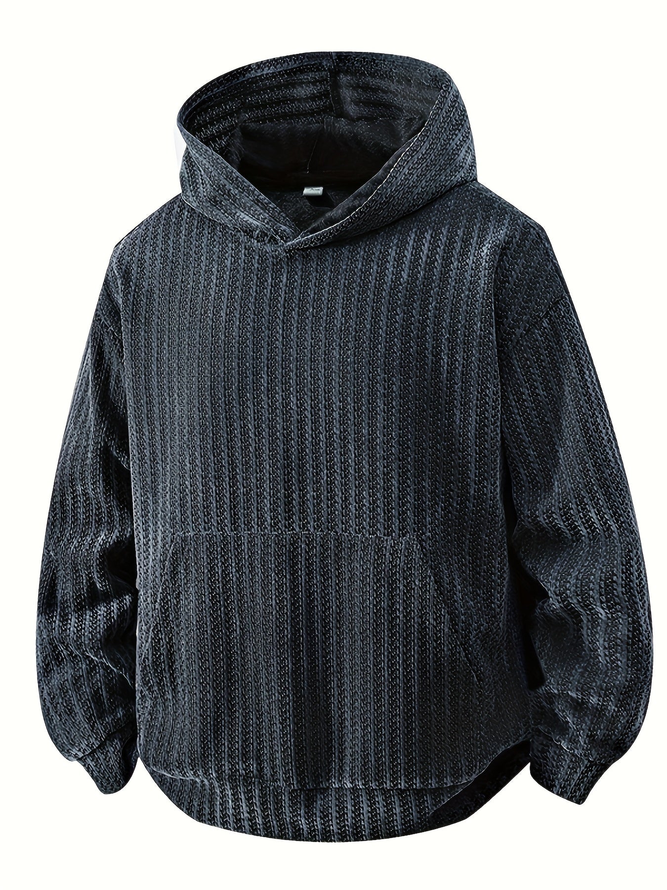 Structured hoodie with a hood and kangaroo pocket