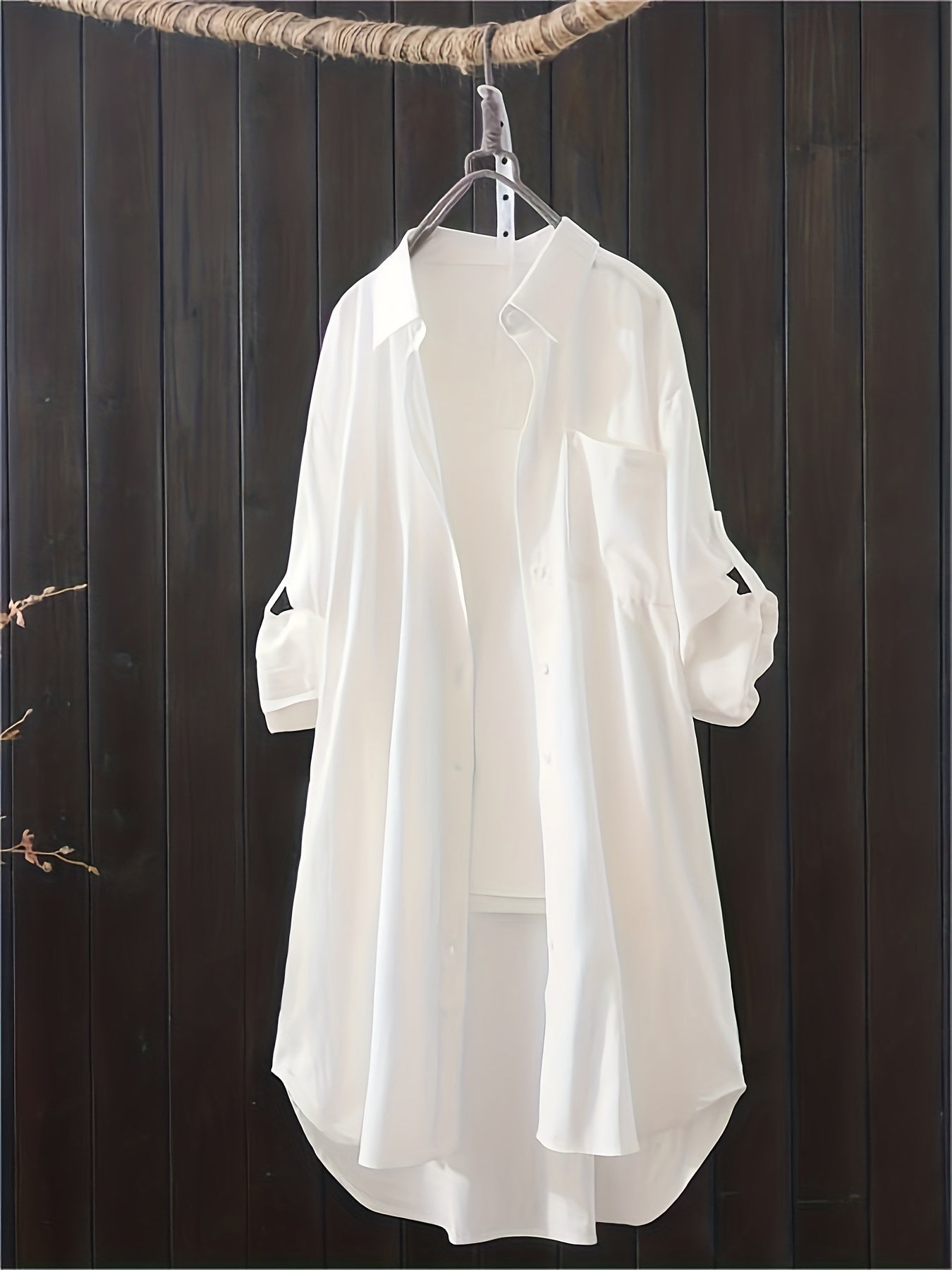 Women's Long Shirt Blouse Oversized Casual for Spring and Summer