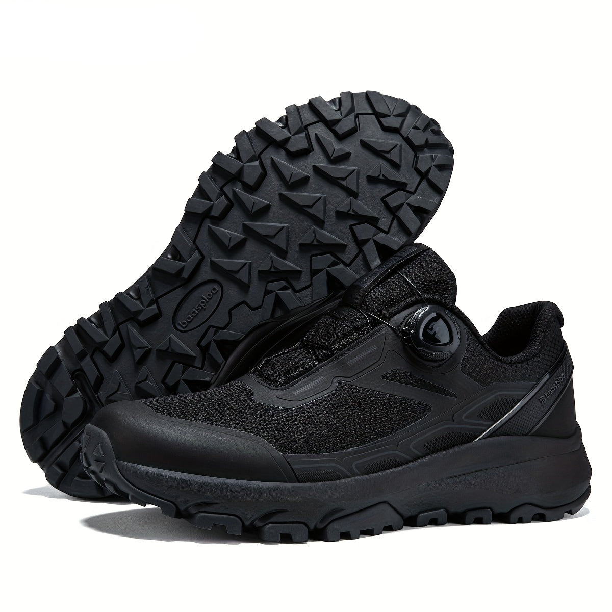 Men's hiking and trekking shoes with a twist-lock closure, non-slip outdoor sports shoes