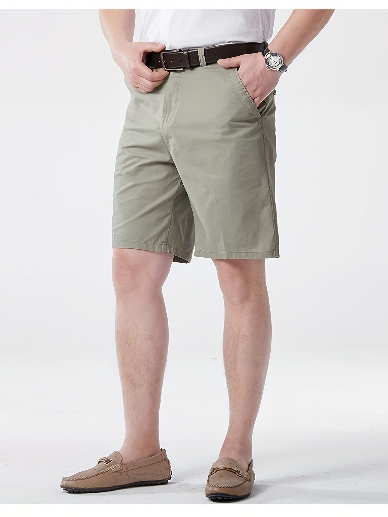 Herren Klassische Casual Shorts – Bequemer Regular Fit für Alltag und Freizeit