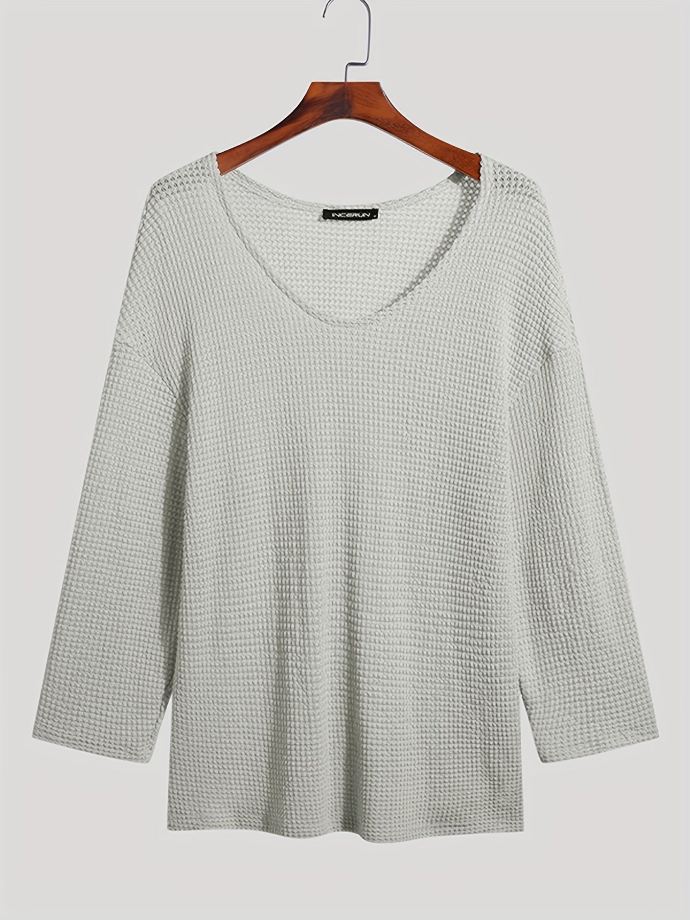Herren Strickpullover V-Ausschnitt Lockerer Casual Style für Alltag und Freizeit