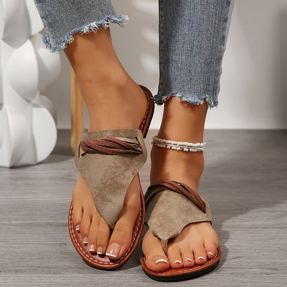 Women's Toe Separator Sandals – Fashionable Summer Shoes for Leisure & Vacation