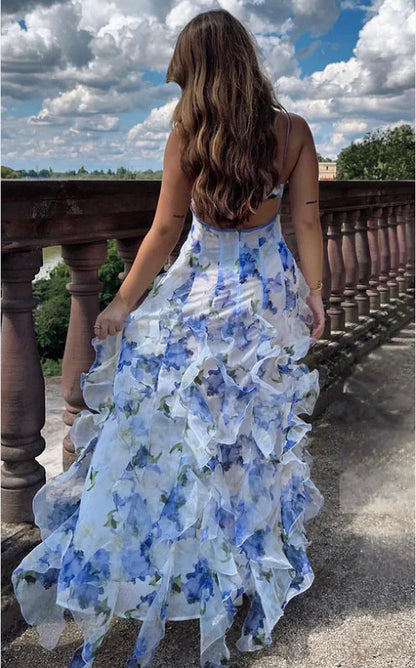 Laura – Damen Frühlings- und Sommerkleid mit 3D-Effekt