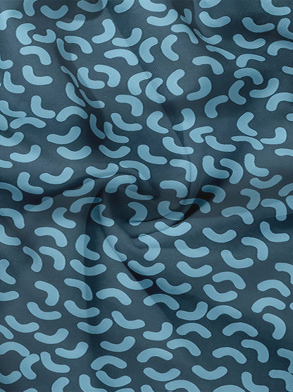Men's swim shorts with modern pattern, sporty style, ideal for beach and leisure