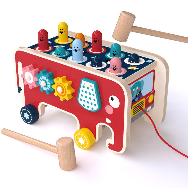 Children's wooden toys – motor skills toys and percussion toys for boys and girls, preschool educational toys