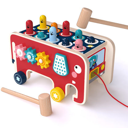 Children's wooden toys – motor skills toys and percussion toys for boys and girls, preschool educational toys
