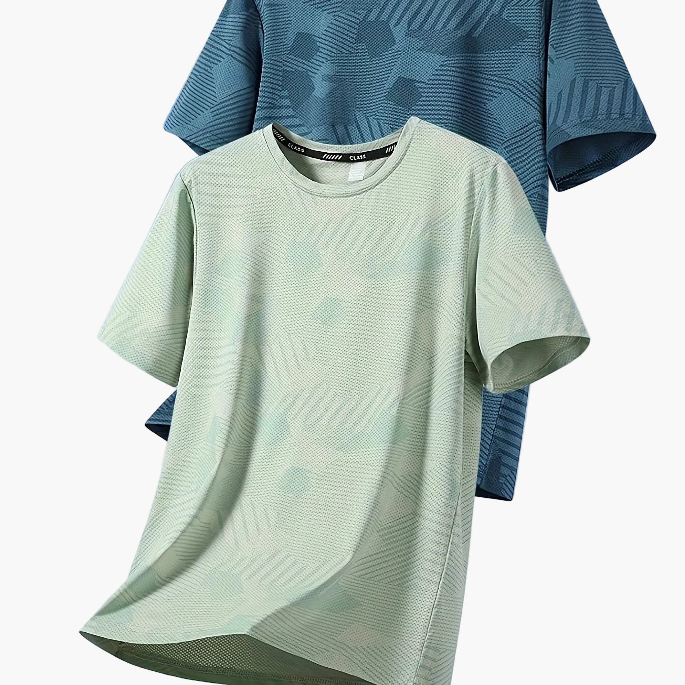 Herren Freizeit T-Shirt Set – Atmungsaktive Sommer Oberteile im tropischen Stil, ideal für Alltag und Sport