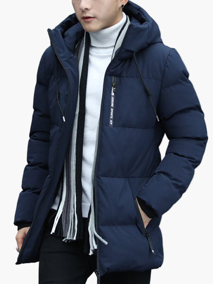 Herren Winter Steppjacke mit Kapuze – Modisch & Alltagstauglich