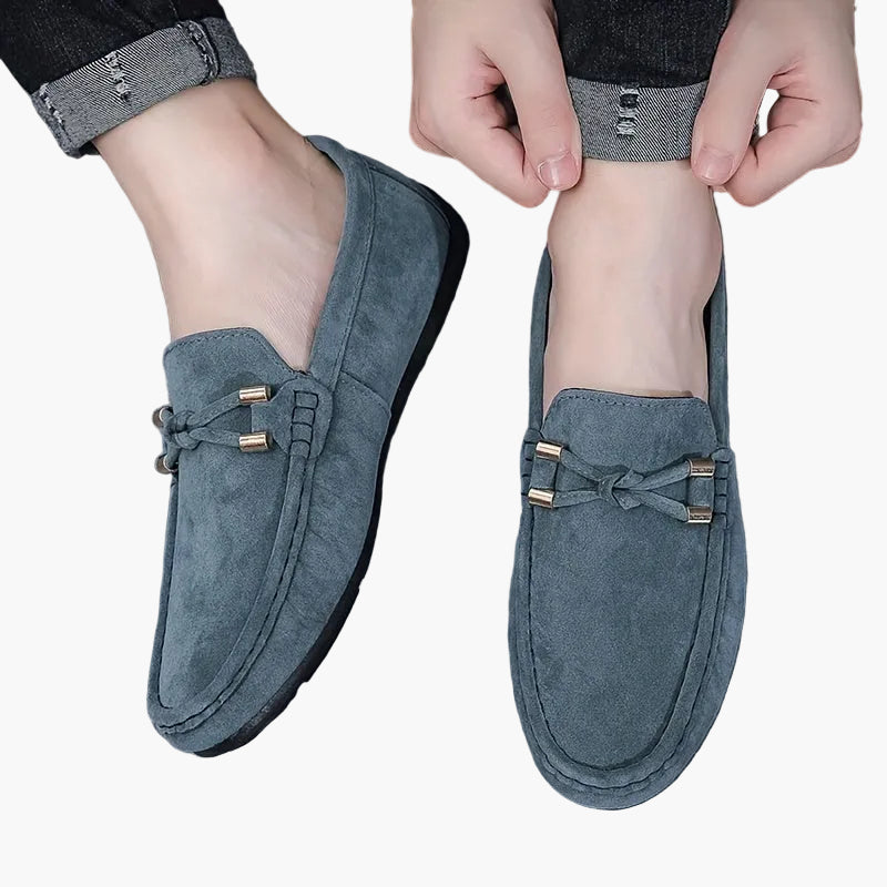 Men's Moccasins Slip-On Loafers Elegant Casual Street Shoes