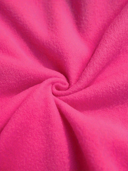 Women's zip-up hoodie – Pink, appliqués