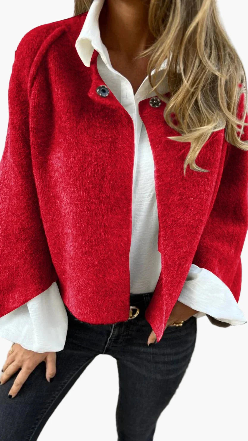 Damen Kurzjacke im eleganten, modernen Stil – Ideal für Business & Alltag