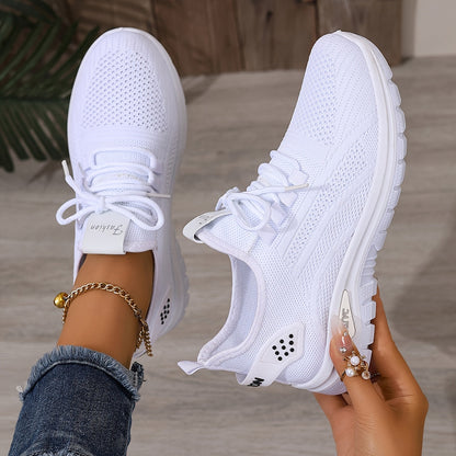 Women's Sneakers for Leisure & Sports – Breathable Low-Top Trainers for Everyday and Fitness