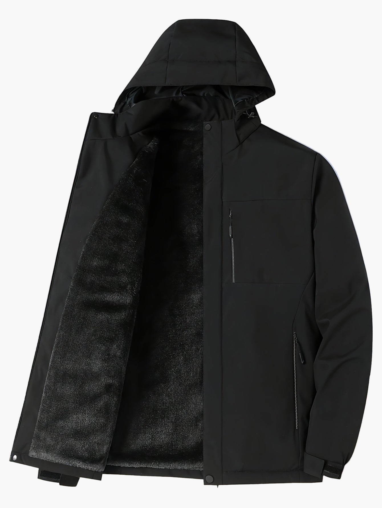 Men's Outdoor Softshell Jacket with Hood – Sporty, Breathable & Ideal for Hiking