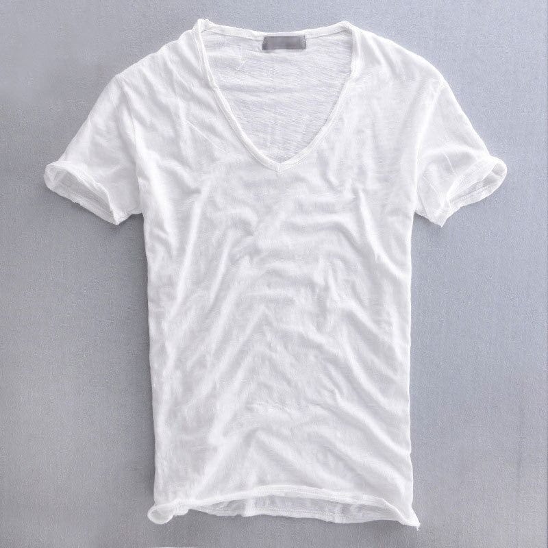 Men's V-neck undershirt – Contemporary casual shirt for everyday life and office