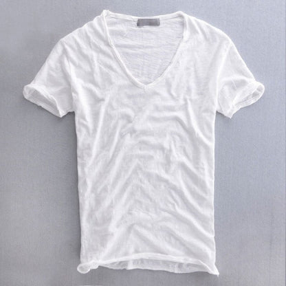 Men's V-neck undershirt – Contemporary casual shirt for everyday life and office
