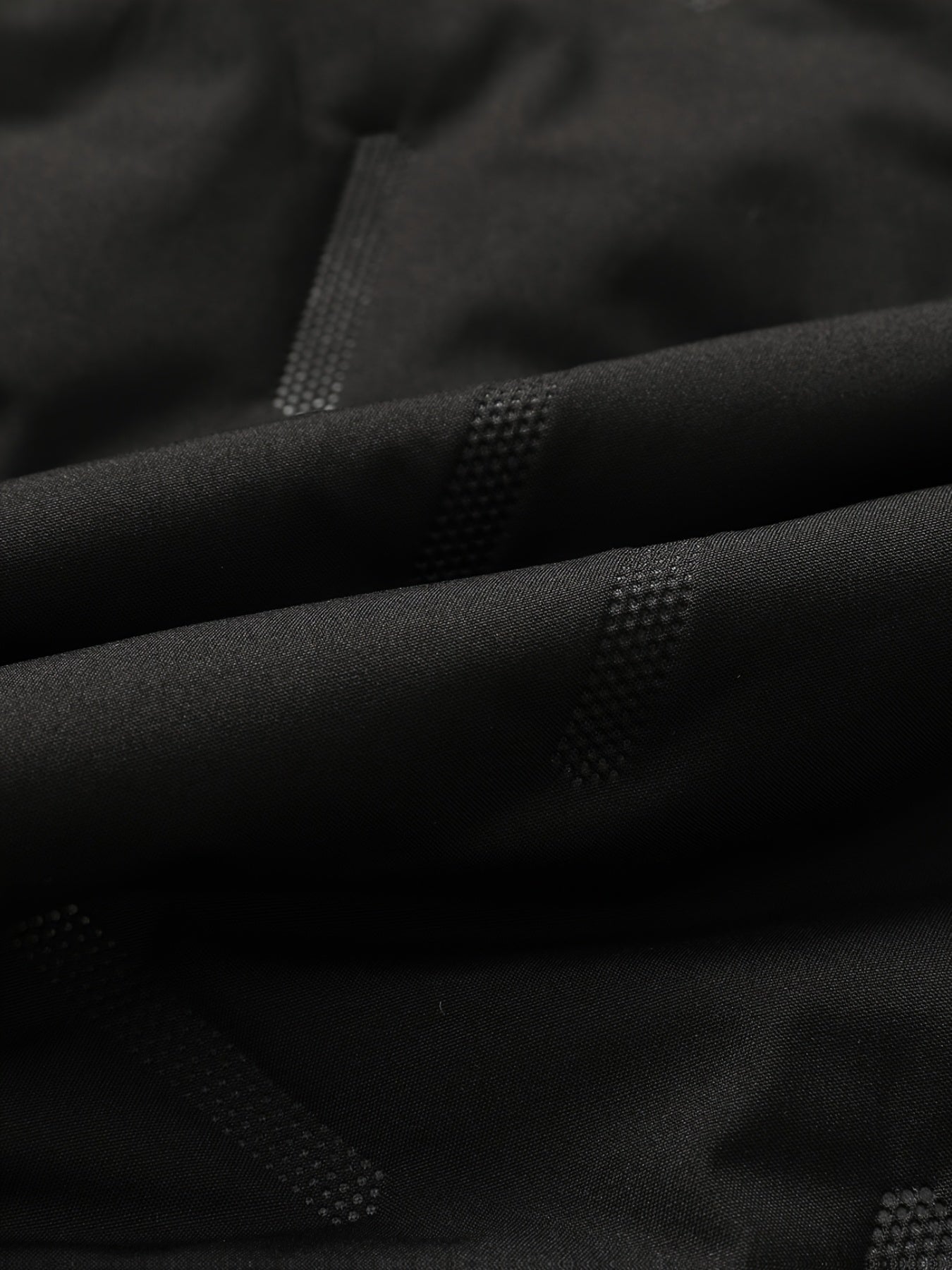 Men's black quilted vest with hood, sleeveless jacket