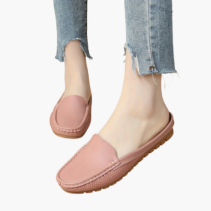 Damen Mokassins Preppy Stil Penny-Loafer Bequem Alltagsschuhe
