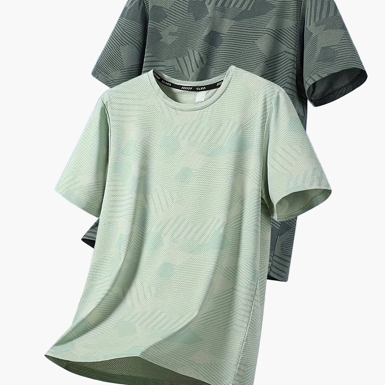 Herren Freizeit T-Shirt Set – Atmungsaktive Sommer Oberteile im tropischen Stil, ideal für Alltag und Sport