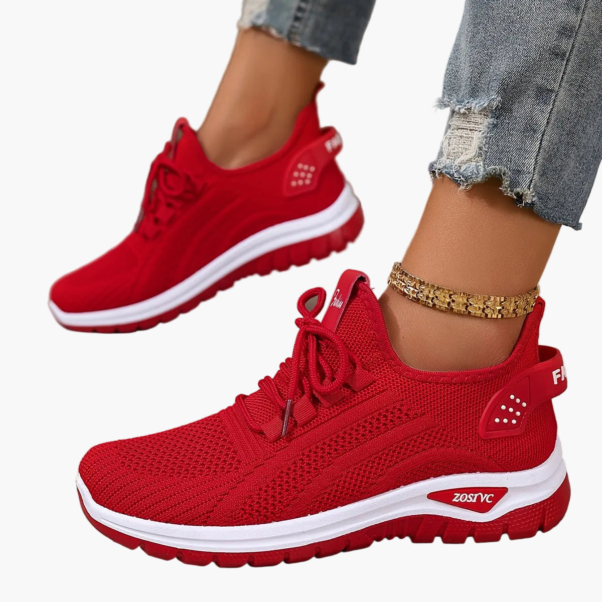 Women's Sneakers for Leisure & Sports – Breathable Low-Top Trainers for Everyday and Fitness