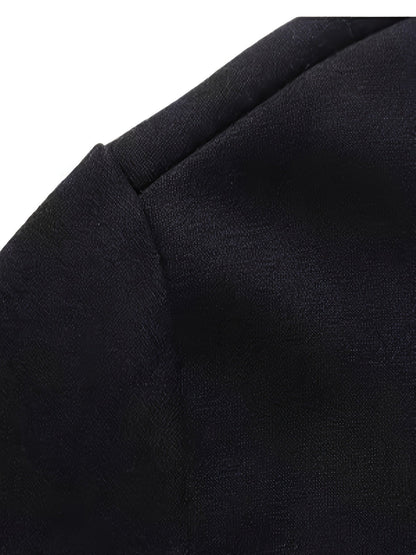 Herren Halb-Reißverschluss Pullover Stehkragen Grau mit Teddyfutter