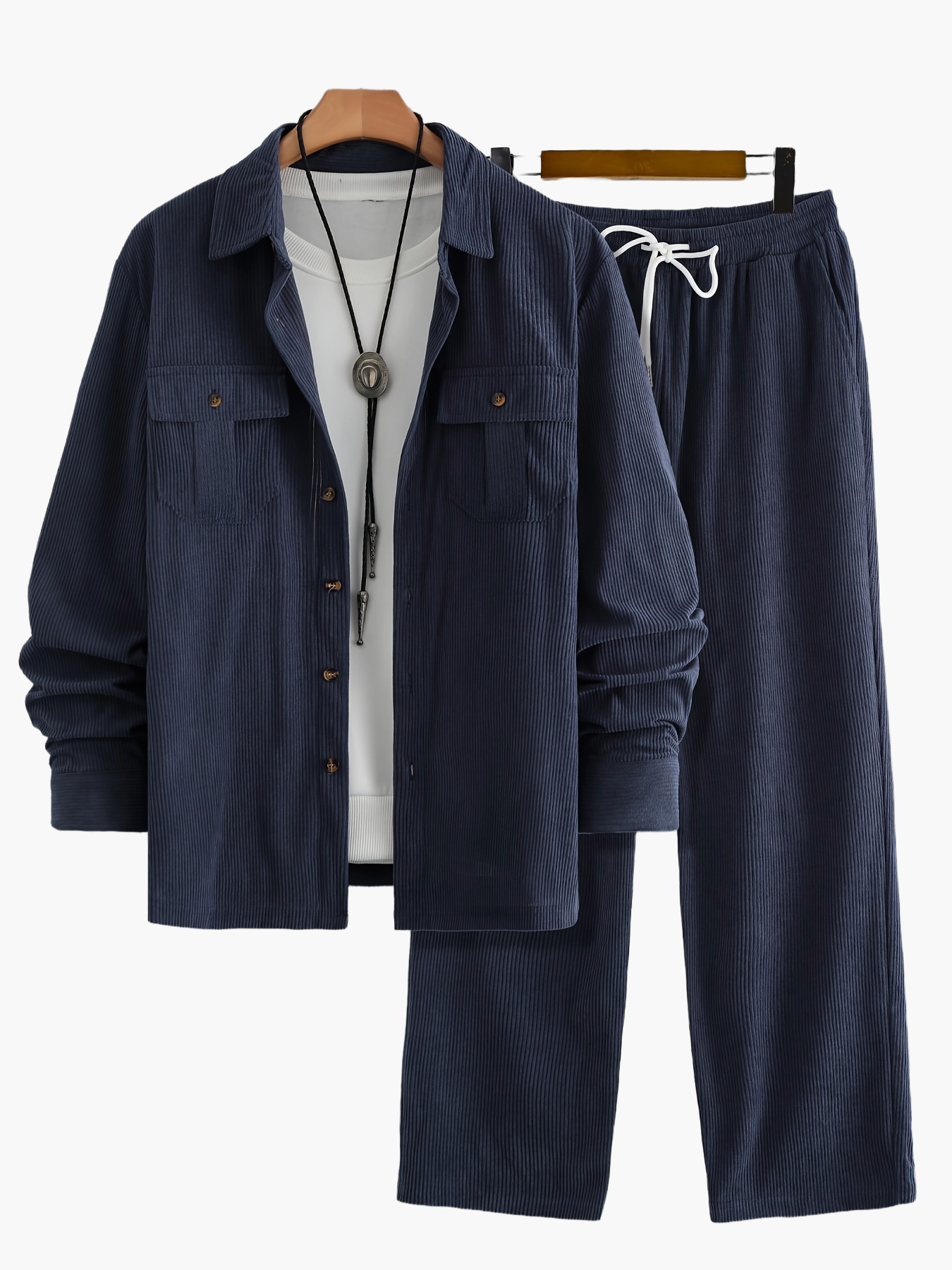 Men's Casual Set – Loose 2-Piece Outfit for Everyday & Leisure